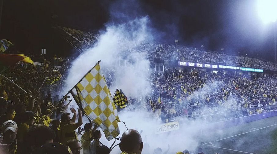 a crowded stadium
