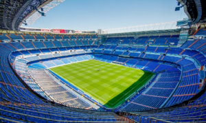 an empty stadium